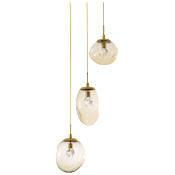 Hammerton Studio Cosmos 22" Wide Artisan Crafted 3 Light Nebula Glass Pendant Configuration Required